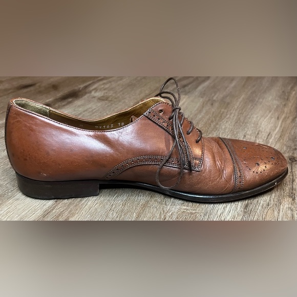 Bostonian Florentine Men’s Dress Shoes Leather Oxfords Cap Toe Size 8.5 - Picture 8 of 11